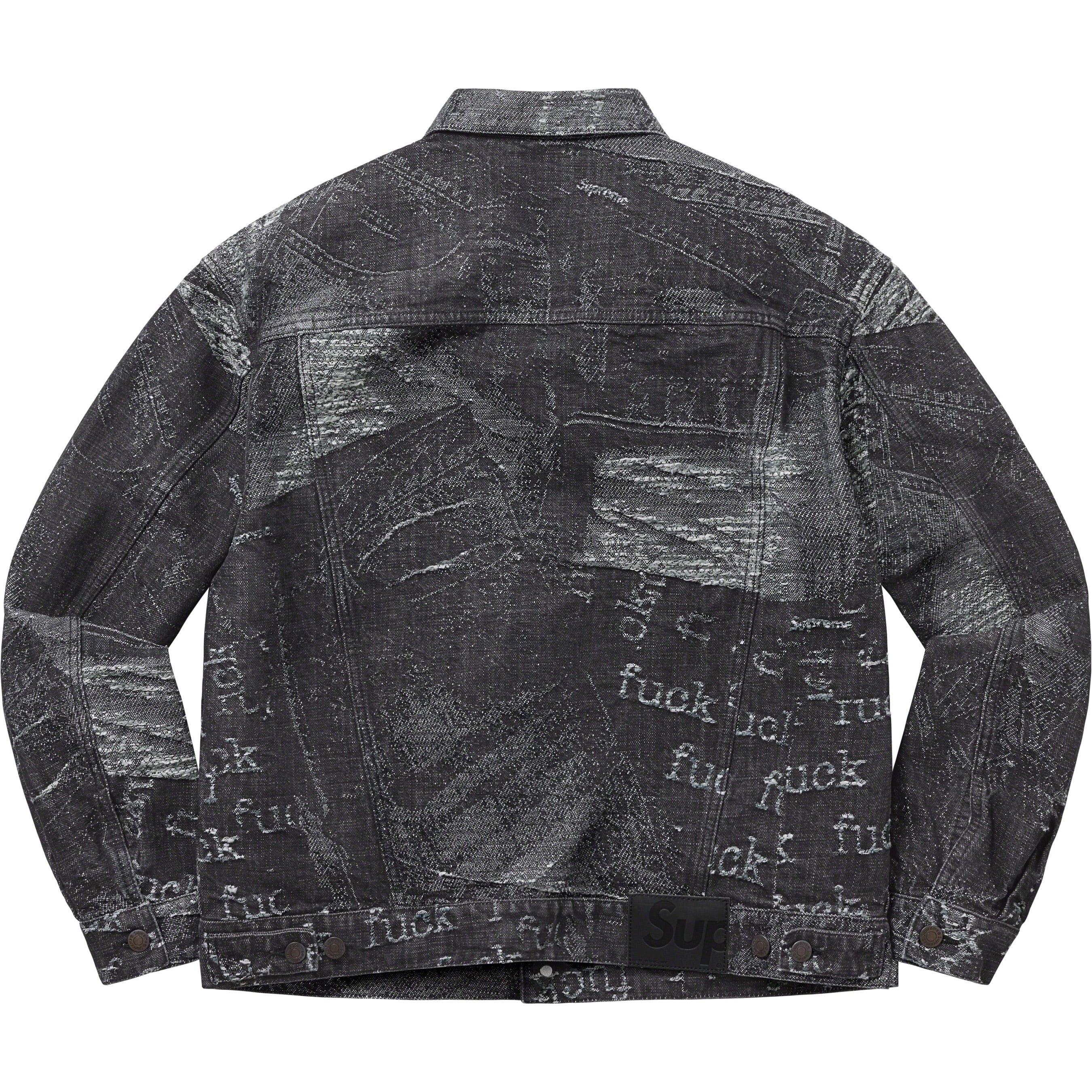 Archive Denim Jacquard Trucker Jacket view 9